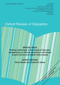 Cover image for Oxford Review of Education, Volume 43, Issue 3, 2017