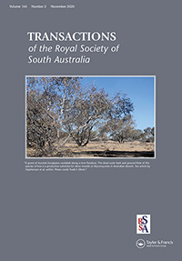 Cover image for Transactions of the Royal Society of South Australia, Volume 144, Issue 2, 2020