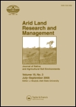 Cover image for Arid Land Research and Management, Volume 7, Issue 4, 1993