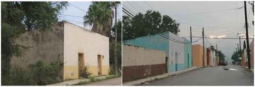 Figure 1. Images of traditional housing in the municipality of San Carlos, Tamaulipas.