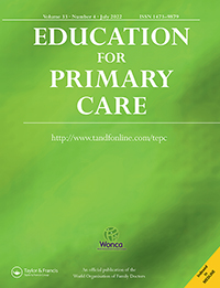 Cover image for Education for Primary Care, Volume 33, Issue 4, 2022