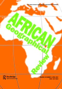 Cover image for African Geographical Review, Volume 36, Issue 1, 2017