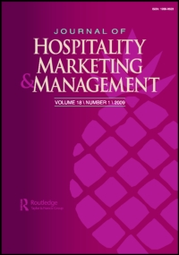 Cover image for Journal of Hospitality Marketing & Management, Volume 25, Issue 6, 2016