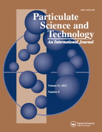 Cover image for Particulate Science and Technology, Volume 41, Issue 8, 2023