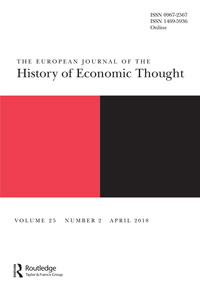 Cover image for The European Journal of the History of Economic Thought, Volume 13, Issue 4, 2006