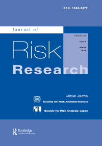 Cover image for Journal of Risk Research, Volume 27, Issue 3, 2024