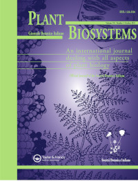 Cover image for Plant Biosystems - An International Journal Dealing with all Aspects of Plant Biology, Volume 155, Issue 5, 2021