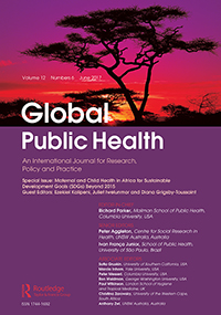 Cover image for Global Public Health, Volume 12, Issue 6, 2017