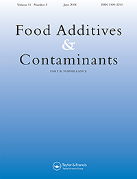 Cover image for Food Additives & Contaminants: Part B, Volume 11, Issue 2, 2018