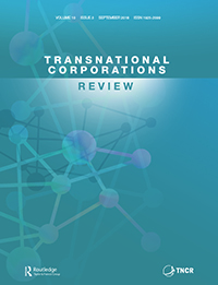 Cover image for Transnational Corporations Review, Volume 10, Issue 3, 2018