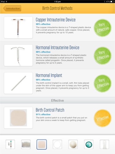 Figure 1 Mobile application “Plan A Birth Control”.Citation43