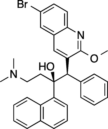 Fig. 2. Structure of bedaquiline.