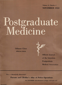 Cover image for Postgraduate Medicine, Volume 14, Issue 5, 1953