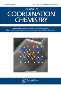 Cover image for Journal of Coordination Chemistry, Volume 72, Issue 8, 2019