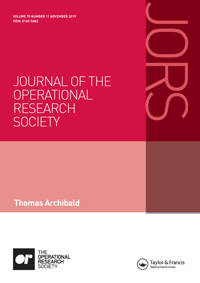 Cover image for Journal of the Operational Research Society, Volume 70, Issue 11, 2019
