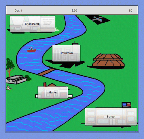 Figure 3 Interactive game map.