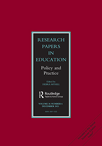 Cover image for Research Papers in Education, Volume 36, Issue 6, 2021