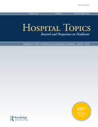 Cover image for Hospital Topics, Volume 100, Issue 3, 2022