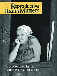 Cover image for Sexual and Reproductive Health Matters, Volume 8, Issue 15, 2000