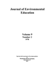 Cover image for The Journal of Environmental Education, Volume 9, Issue 2, 1977