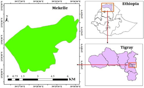 Figure 1 Map of the study area.