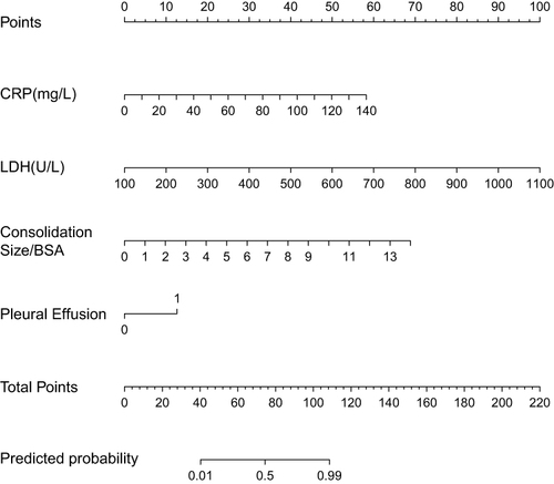 Figure 3 Nomogram for predicting RMPP.