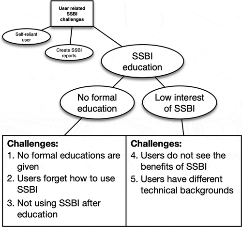 Figure 4. Challenges of SSBI education