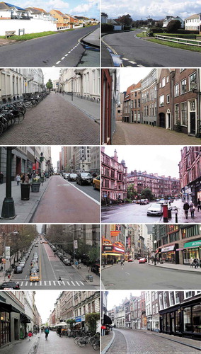 Figure 1. Examples of straight and curvy streets.