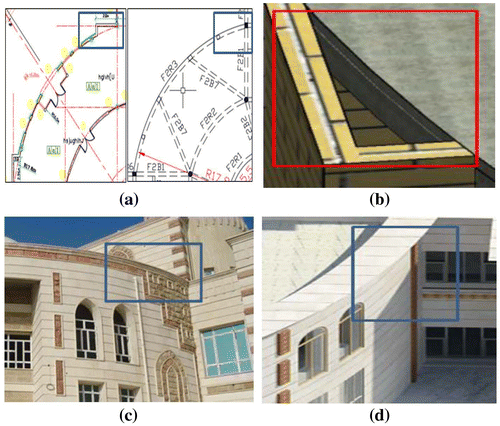 Figure 6. The conflict between the wall with beam and slab of the case study II.