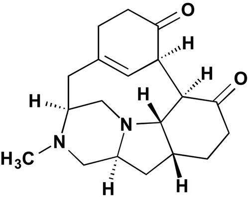 Fig. 1. Structure of herquline A (1).