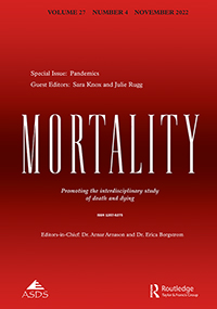 Cover image for Mortality, Volume 27, Issue 4, 2022