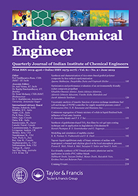 Cover image for Indian Chemical Engineer, Volume 61, Issue 2, 2019