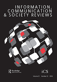 Cover image for Information, Communication & Society, Volume 21, Issue 12, 2018