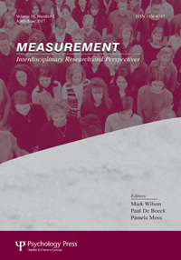 Cover image for Measurement: Interdisciplinary Research and Perspectives, Volume 15, Issue 2, 2017
