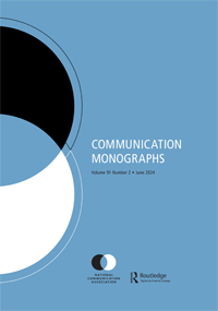 Cover image for Communication Monographs, Volume 91, Issue 2, 2024