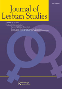Cover image for Journal of Lesbian Studies, Volume 24, Issue 4, 2020