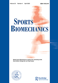 Cover image for Sports Biomechanics, Volume 22, Issue 4, 2023