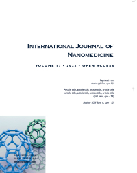 Cover image for International Journal of Nanomedicine, Volume 3, Issue 1, 2008