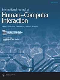Cover image for International Journal of Human–Computer Interaction, Volume 39, Issue 3, 2023