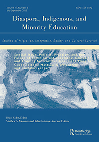 Cover image for Diaspora, Indigenous, and Minority Education, Volume 17, Issue 3, 2023