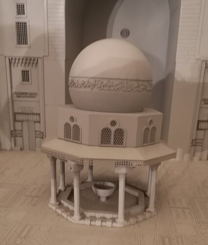 Figure 15. The museum mock-up of Sultan Hassan Mosque and School (Madrasah) (fourteenth century A.D.).