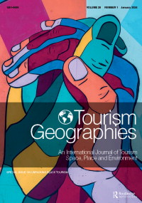 Cover image for Tourism Geographies, Volume 26, Issue 1, 2024