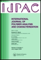 Cover image for International Journal of Polymer Analysis and Characterization, Volume 3, Issue 2, 1997