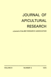Cover image for Journal of Apicultural Research, Volume 9, Issue 3, 1970