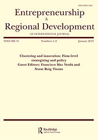 Cover image for Entrepreneurship & Regional Development, Volume 31, Issue 1-2, 2019
