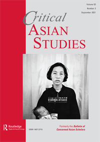 Cover image for Critical Asian Studies, Volume 53, Issue 3, 2021