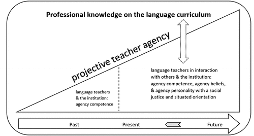Figure 5. A trans-perspective view of projective Teacher agency.