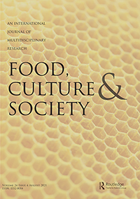 Cover image for Food, Culture & Society, Volume 24, Issue 4, 2021