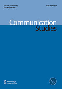 Cover image for Communication Studies, Volume 70, Issue 3, 2019