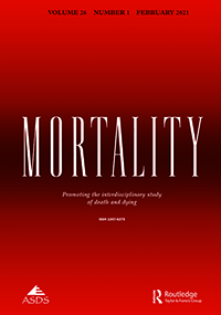 Cover image for Mortality, Volume 26, Issue 1, 2021